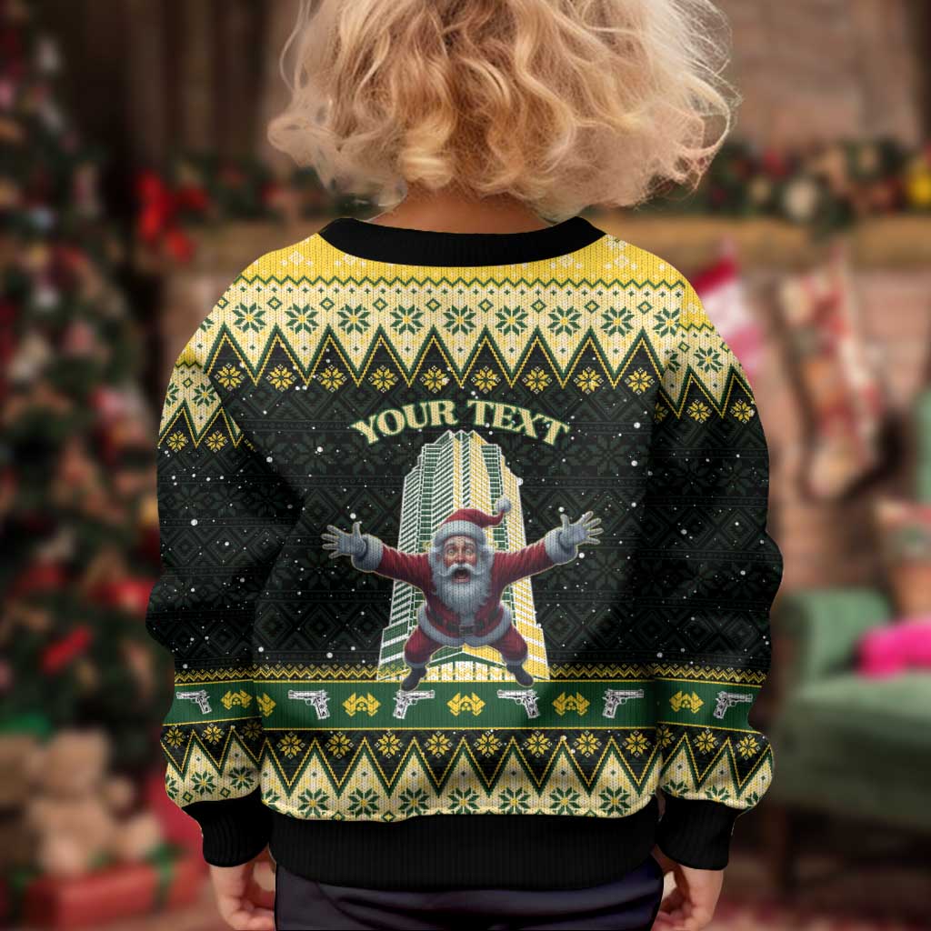 Nakatomi Plaza Kid Ugly Christmas Sweater It's Not Xmas Until Santa Falls - Wonder Print Shop