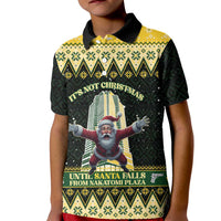 Personalised Nakatomi Plaza Kid Polo Shirt It's Not Xmas Until Santa Falls - Wonder Print Shop