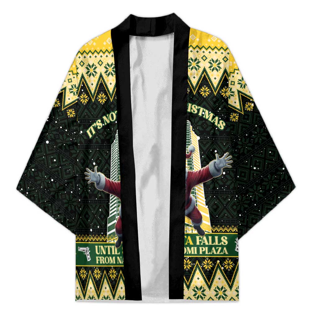 Personalised Nakatomi Plaza Kimono It's Not Xmas Until Santa Falls - Wonder Print Shop