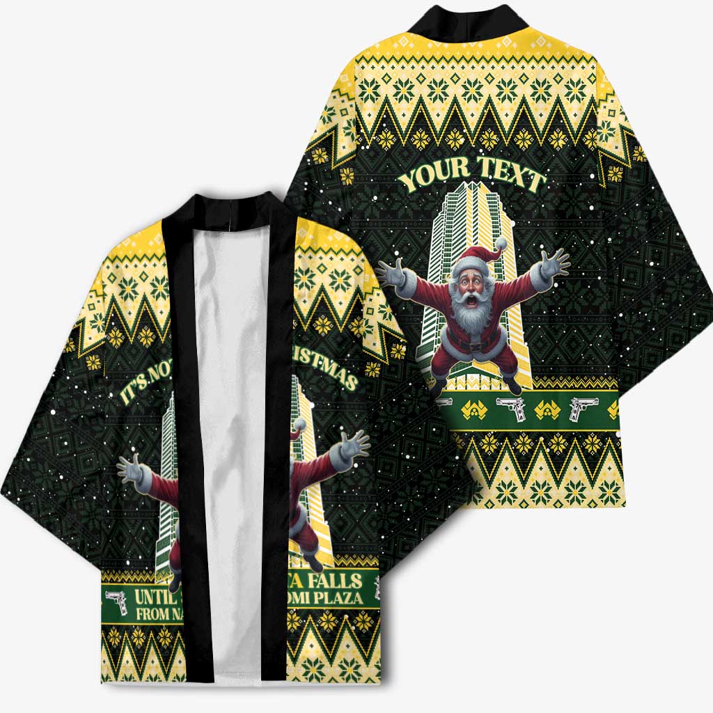 Personalised Nakatomi Plaza Kimono It's Not Xmas Until Santa Falls - Wonder Print Shop