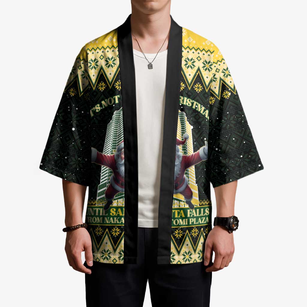 Personalised Nakatomi Plaza Kimono It's Not Xmas Until Santa Falls - Wonder Print Shop