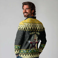 Personalised Nakatomi Plaza Long Sleeve Polo Shirt It's Not Xmas Until Santa Falls - Wonder Print Shop