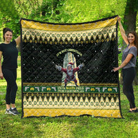 Nakatomi Plaza Quilt It's Not Xmas Until Santa Falls - Wonder Print Shop