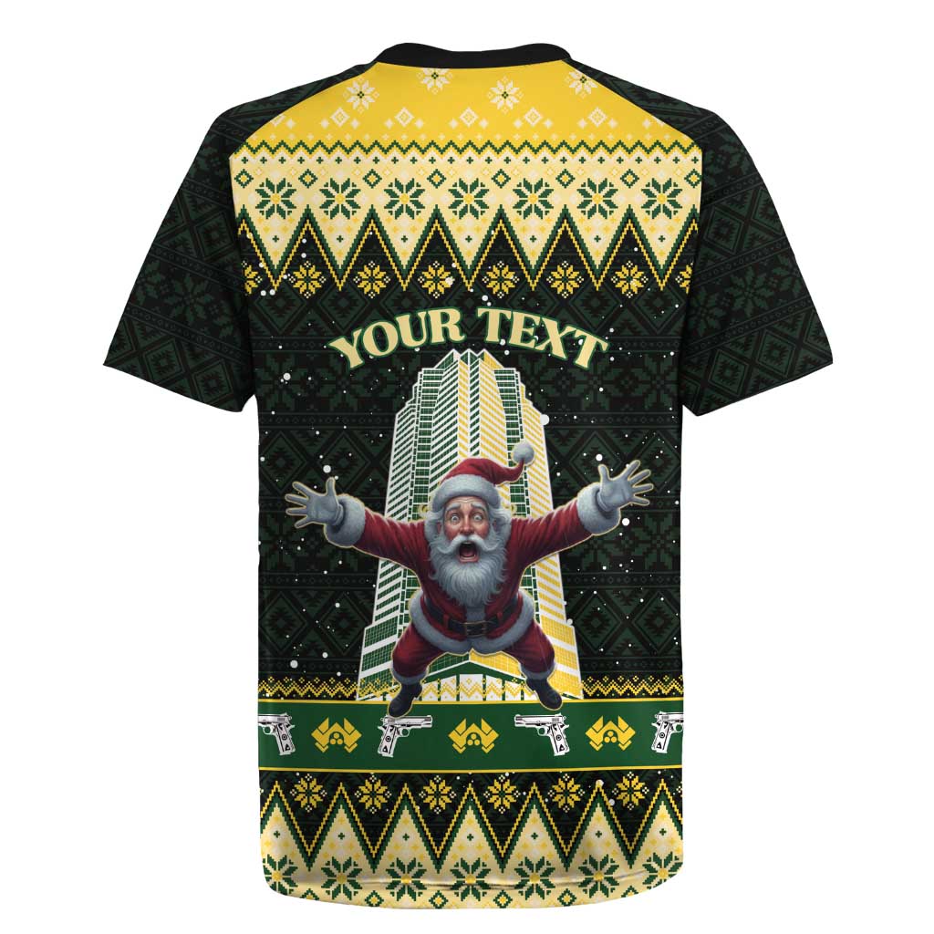 Personalised Nakatomi Plaza Rugby Jersey It's Not Xmas Until Santa Falls - Wonder Print Shop