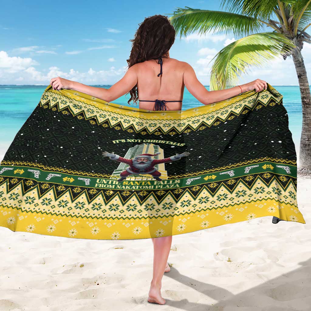 Nakatomi Plaza Sarong It's Not Xmas Until Santa Falls - Wonder Print Shop