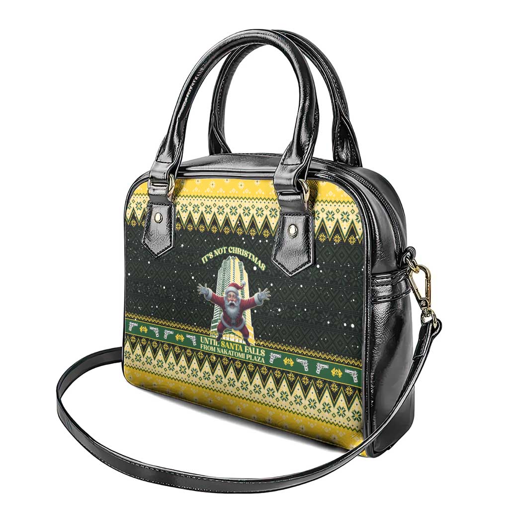 Nakatomi Plaza Shoulder Handbag It's Not Xmas Until Santa Falls - Wonder Print Shop