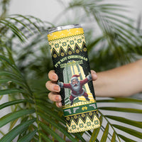 Personalised Nakatomi Plaza Skinny Tumbler It's Not Xmas Until Santa Falls - Wonder Print Shop