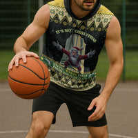 Personalised Nakatomi Plaza Sleeveless Hoodie It's Not Xmas Until Santa Falls - Wonder Print Shop