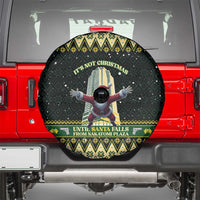 Nakatomi Plaza Spare Tire Cover It's Not Xmas Until Santa Falls - Wonder Print Shop