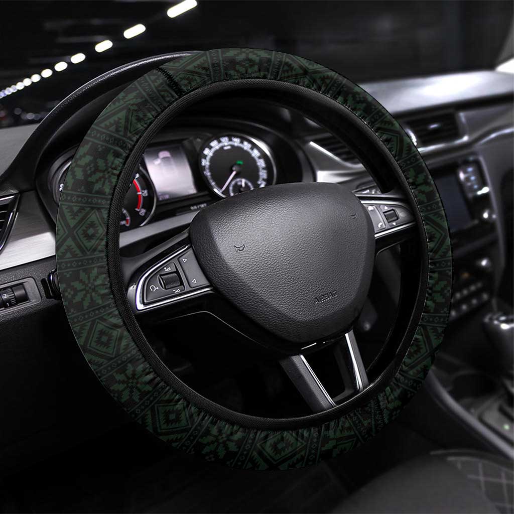 Nakatomi Plaza Steering Wheel Cover It's Not Xmas Until Santa Falls - Wonder Print Shop