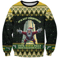 Personalised Nakatomi Plaza Sweatshirt It's Not Xmas Until Santa Falls - Wonder Print Shop