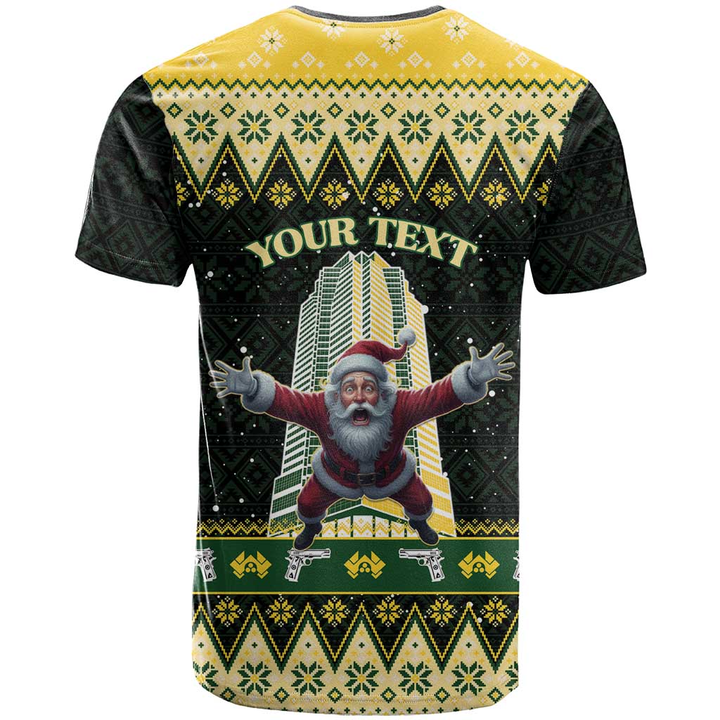 Personalised Nakatomi Plaza T Shirt It's Not Xmas Until Santa Falls - Wonder Print Shop