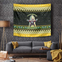 Nakatomi Plaza Tapestry It's Not Xmas Until Santa Falls - Wonder Print Shop