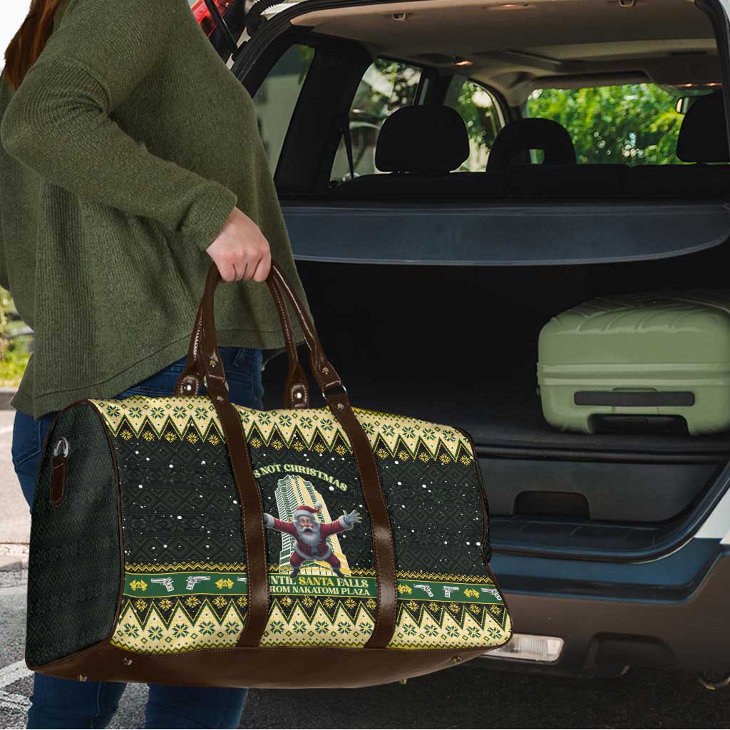 Nakatomi Plaza Travel Bag It's Not Xmas Until Santa Falls - Wonder Print Shop