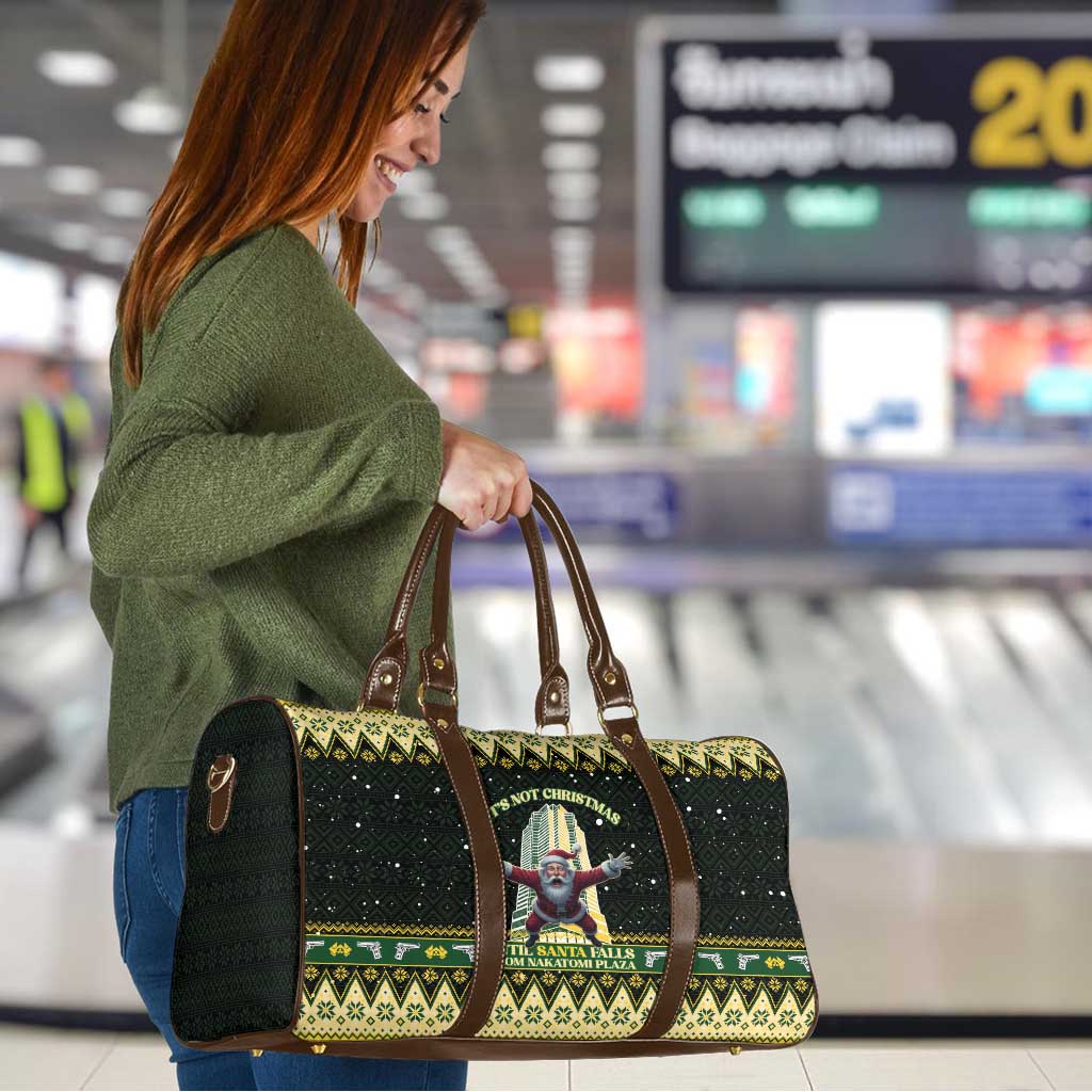 Nakatomi Plaza Travel Bag It's Not Xmas Until Santa Falls - Wonder Print Shop