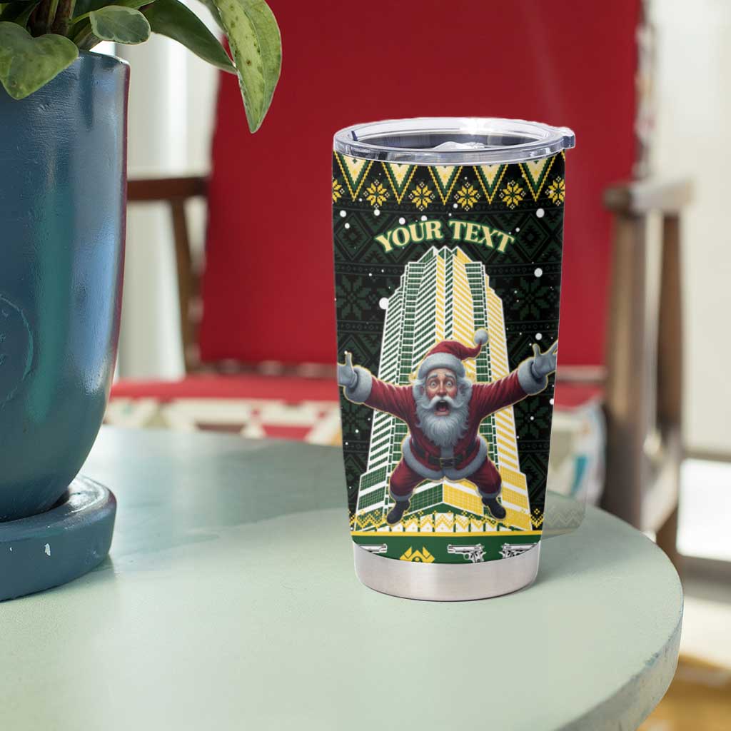 Personalised Nakatomi Plaza Tumbler Cup It's Not Xmas Until Santa Falls - Wonder Print Shop