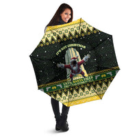Nakatomi Plaza Umbrella It's Not Xmas Until Santa Falls - Wonder Print Shop
