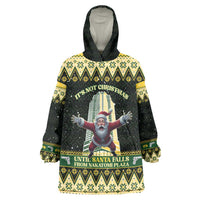 Personalised Nakatomi Plaza Wearable Blanket Hoodie It's Not Xmas Until Santa Falls - Wonder Print Shop
