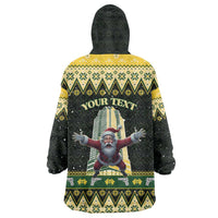 Personalised Nakatomi Plaza Wearable Blanket Hoodie It's Not Xmas Until Santa Falls - Wonder Print Shop