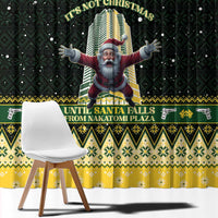 Nakatomi Plaza Window Curtain It's Not Xmas Until Santa Falls - Wonder Print Shop
