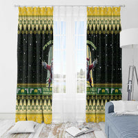Nakatomi Plaza Window Curtain It's Not Xmas Until Santa Falls - Wonder Print Shop