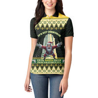 Personalised Nakatomi Plaza Women Polo Shirt It's Not Xmas Until Santa Falls - Wonder Print Shop