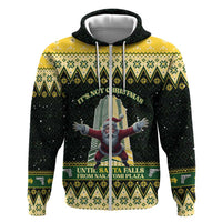 Personalised Nakatomi Plaza Zip Hoodie It's Not Xmas Until Santa Falls - Wonder Print Shop