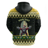 Personalised Nakatomi Plaza Zip Hoodie It's Not Xmas Until Santa Falls - Wonder Print Shop