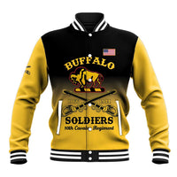 Personalised Buffalo Soldiers Baseball Jacket 10th Cavalry Regiment - Wonder Print Shop