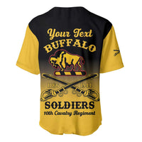 Personalised Buffalo Soldiers Baseball Jersey 10th Cavalry Regiment - Wonder Print Shop