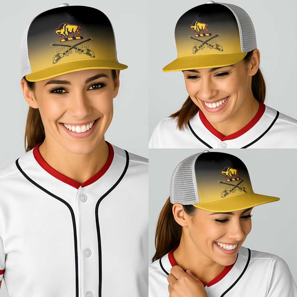 Buffalo Soldiers Baseball Net Cap 10th Cavalry Regiment - Wonder Print Shop