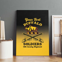 Personalised Buffalo Soldiers Canvas Wall Art 10th Cavalry Regiment - Wonder Print Shop