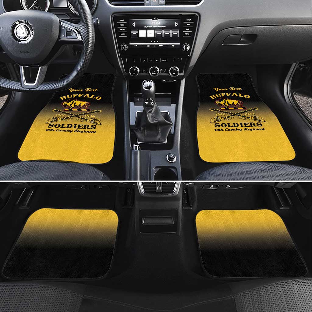 Personalised Buffalo Soldiers Car Mats 10th Cavalry Regiment - Wonder Print Shop