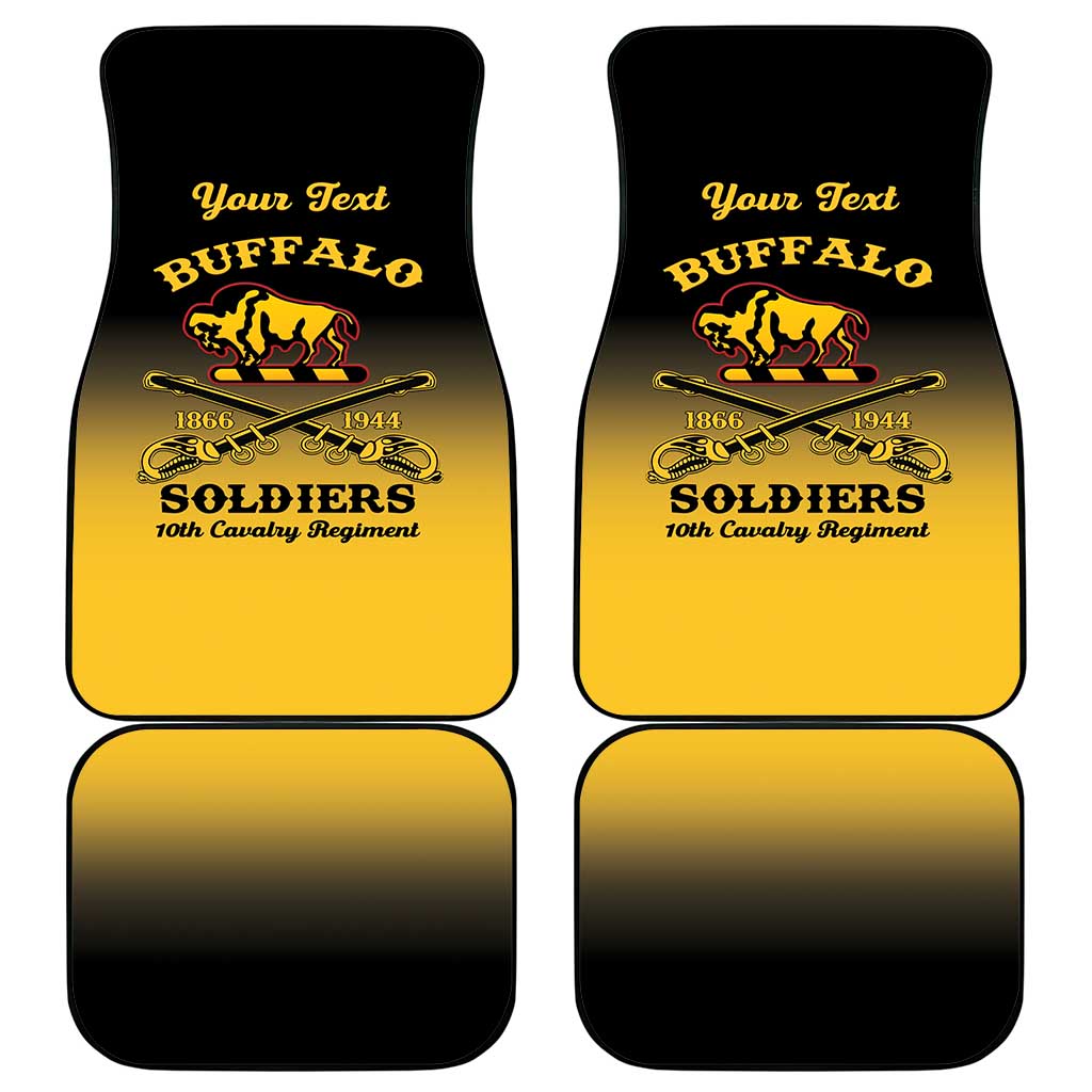 Personalised Buffalo Soldiers Car Mats 10th Cavalry Regiment - Wonder Print Shop