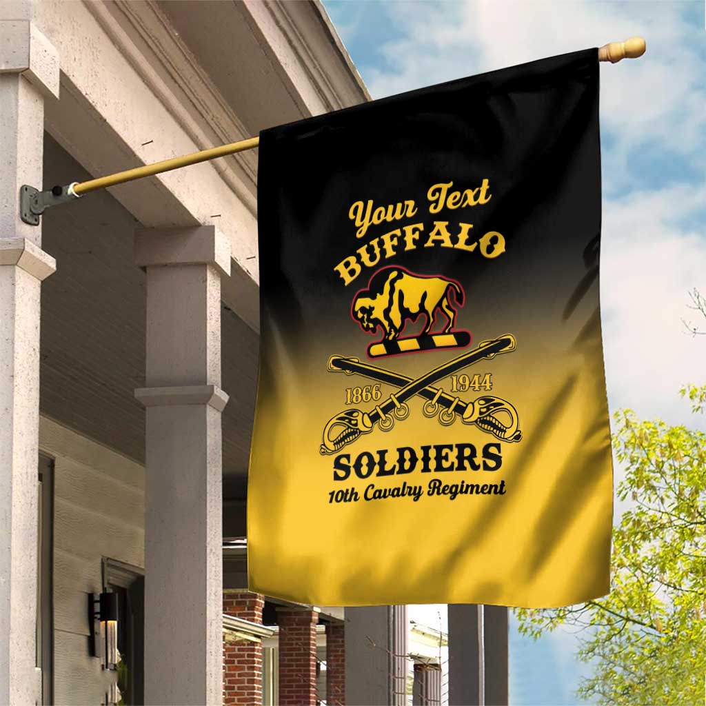 Personalised Buffalo Soldiers Garden Flag 10th Cavalry Regiment - Wonder Print Shop