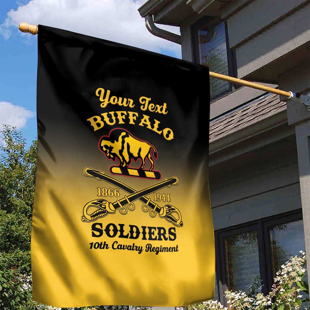 Personalised Buffalo Soldiers Garden Flag 10th Cavalry Regiment - Wonder Print Shop