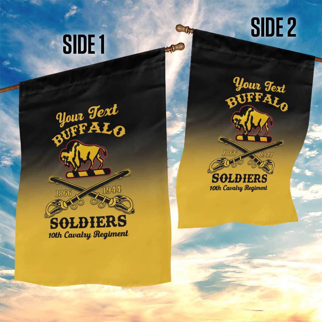 Personalised Buffalo Soldiers Garden Flag 10th Cavalry Regiment - Wonder Print Shop