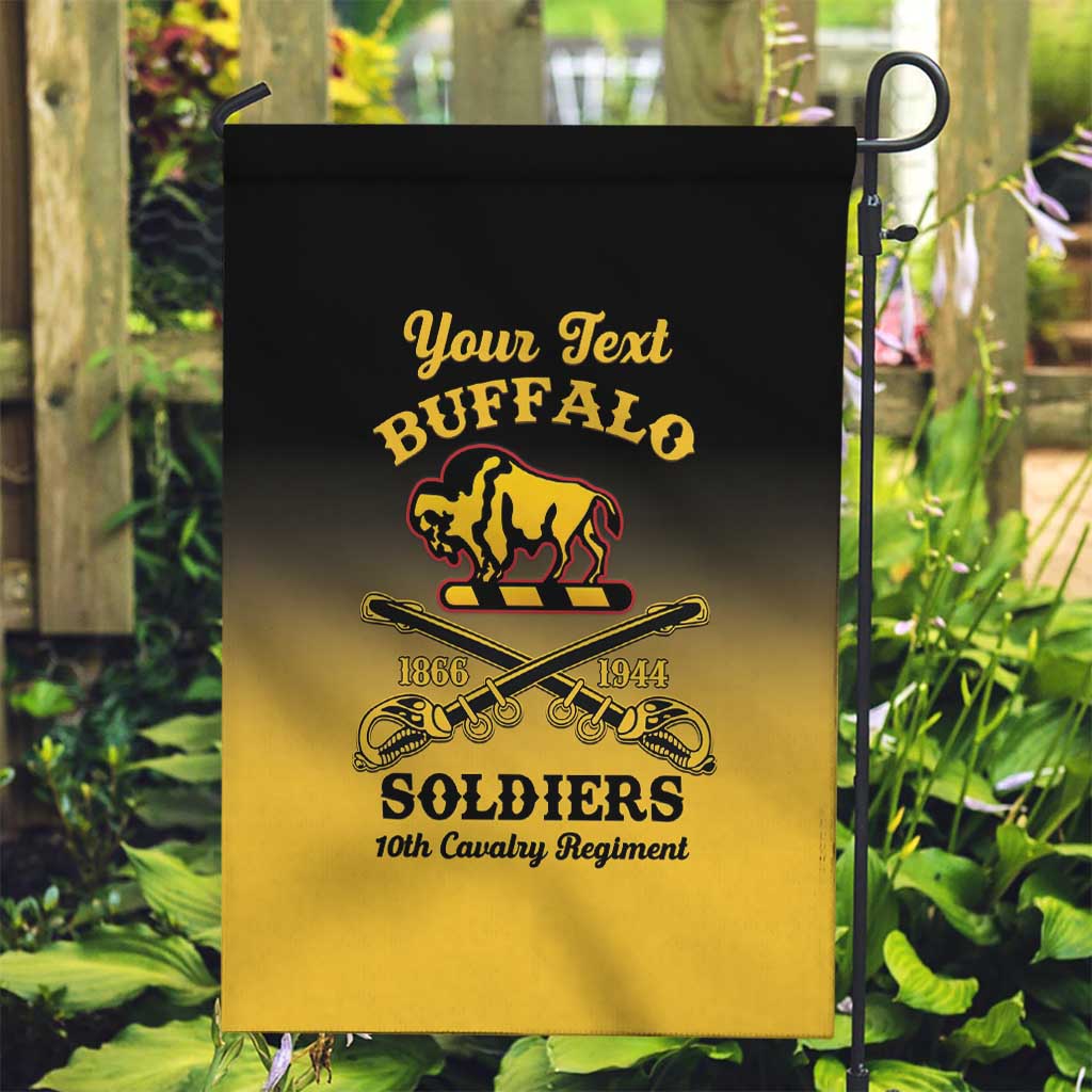 Personalised Buffalo Soldiers Garden Flag 10th Cavalry Regiment - Wonder Print Shop