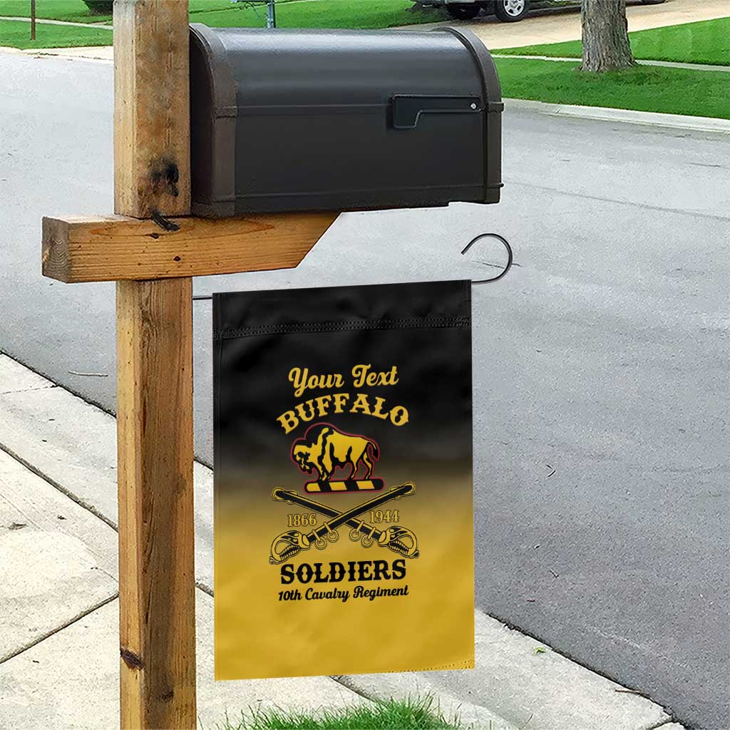 Personalised Buffalo Soldiers Garden Flag 10th Cavalry Regiment - Wonder Print Shop