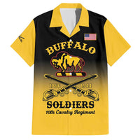 Personalised Buffalo Soldiers Hawaiian Shirt 10th Cavalry Regiment - Wonder Print Shop