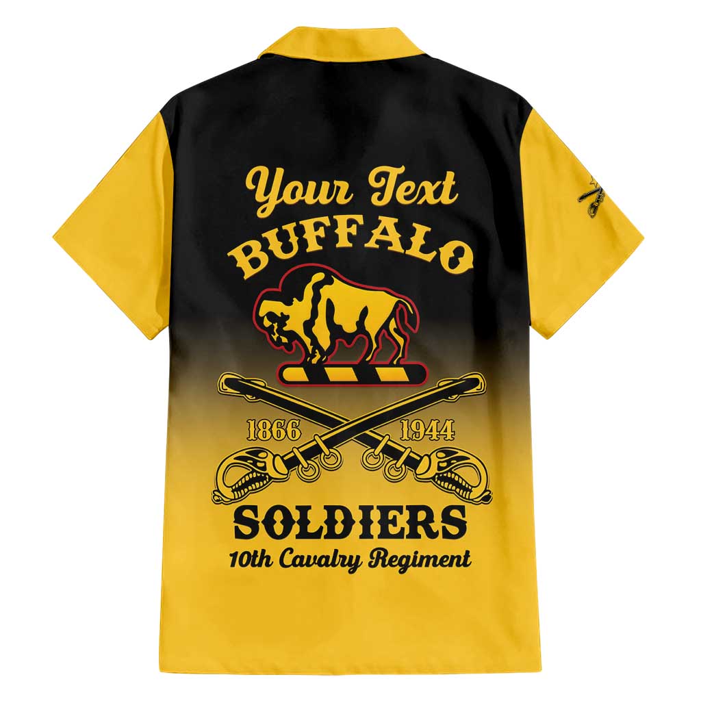 Personalised Buffalo Soldiers Hawaiian Shirt 10th Cavalry Regiment - Wonder Print Shop