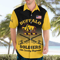Personalised Buffalo Soldiers Hawaiian Shirt 10th Cavalry Regiment - Wonder Print Shop