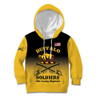 Personalised Buffalo Soldiers Kid Hoodie 10th Cavalry Regiment - Wonder Print Shop