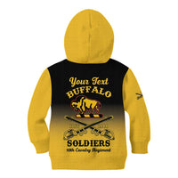 Personalised Buffalo Soldiers Kid Hoodie 10th Cavalry Regiment - Wonder Print Shop