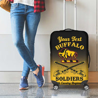 Personalised Buffalo Soldiers Luggage Cover 10th Cavalry Regiment - Wonder Print Shop