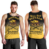 Personalised Buffalo Soldiers Men Tank Top 10th Cavalry Regiment - Wonder Print Shop