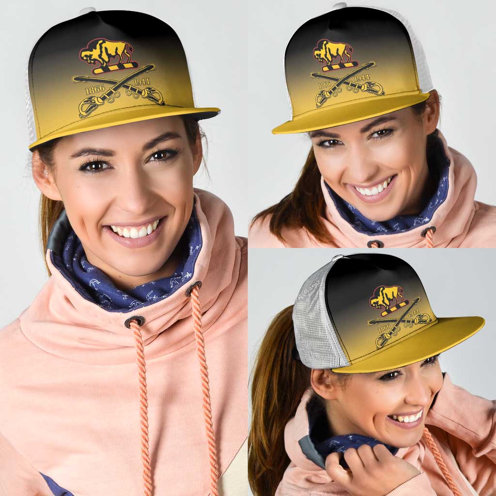 Buffalo Soldiers Mesh Trucker Cap 10th Cavalry Regiment - Wonder Print Shop