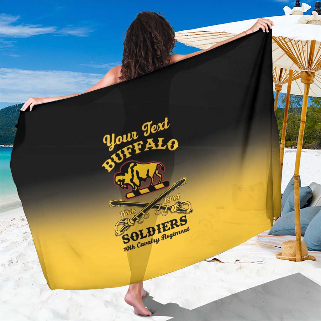 Personalised Buffalo Soldiers Sarong 10th Cavalry Regiment - Wonder Print Shop