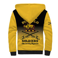 Personalised Buffalo Soldiers Sherpa Hoodie 10th Cavalry Regiment - Wonder Print Shop