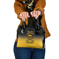 Personalised Buffalo Soldiers Shoulder Handbag 10th Cavalry Regiment